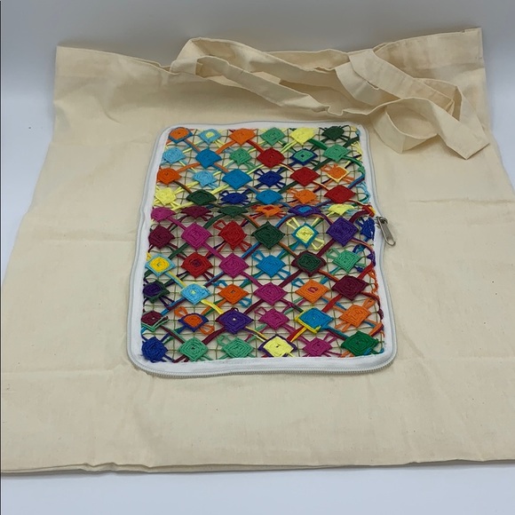 Hand-made clutch/tote bag - perfect for on the go! - Picture 4 of 6